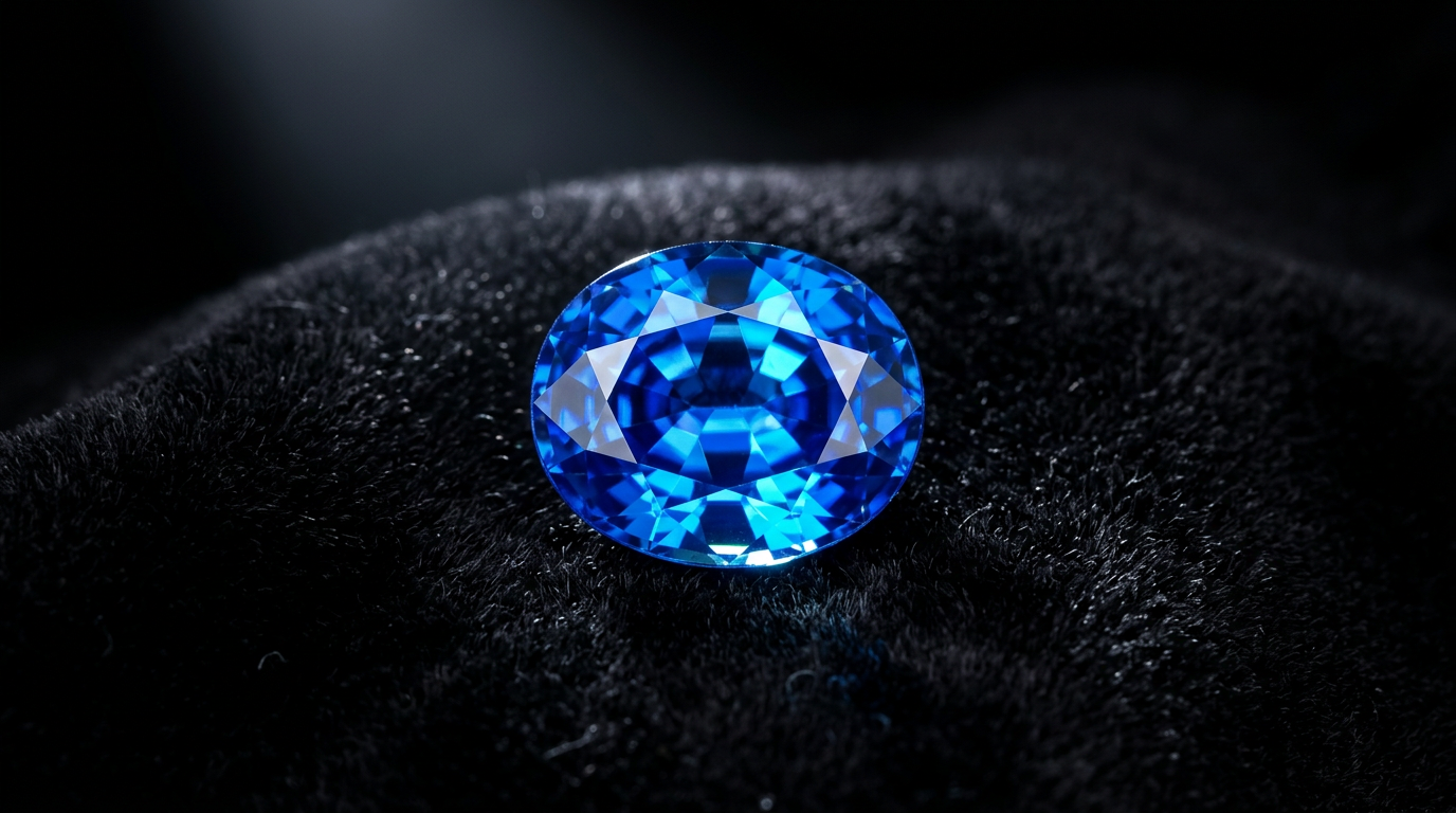 Blue Sapphire certified gemstone